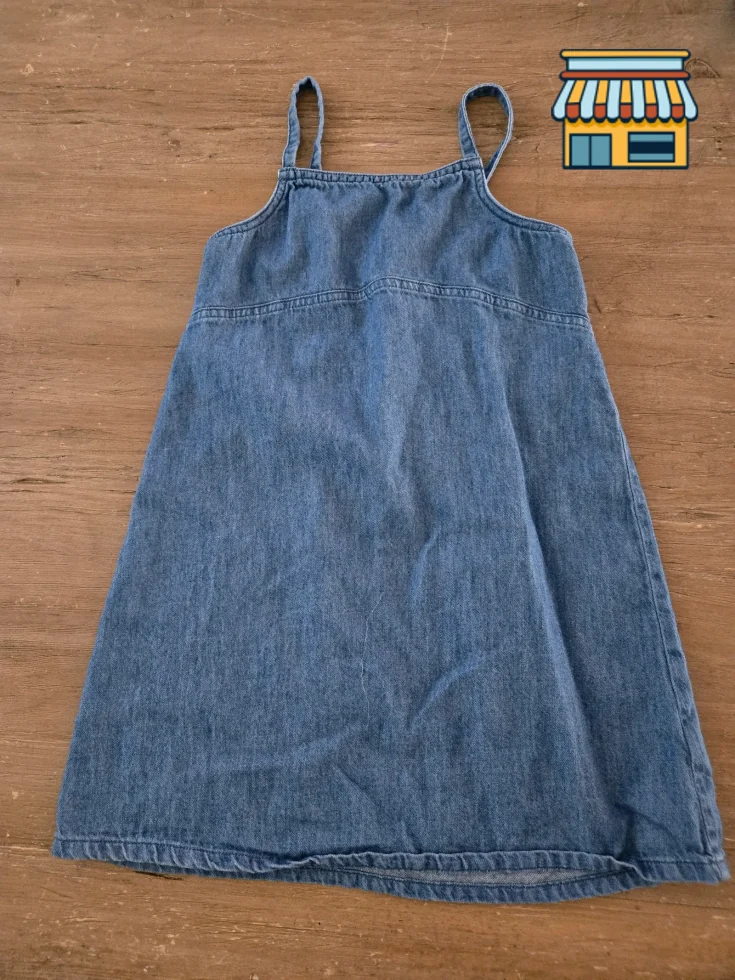 Girls Denim Dress • Condition: Excellent • Location: Hollywood, FL • Price: Free