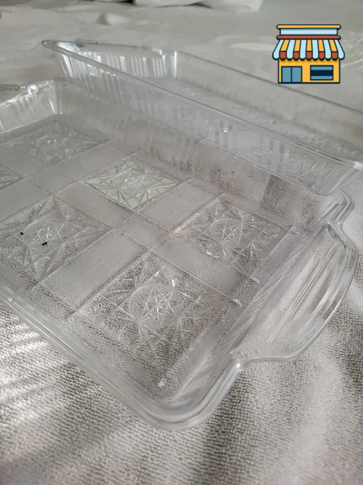 Two transparent Plastic trays • Condition: Good • Location: Hollywood, FL • Price: Free