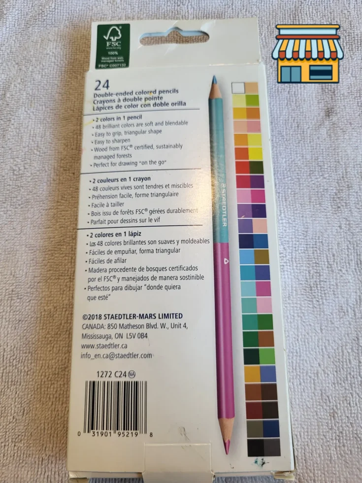 Double ended colored pencils thumbnail 2