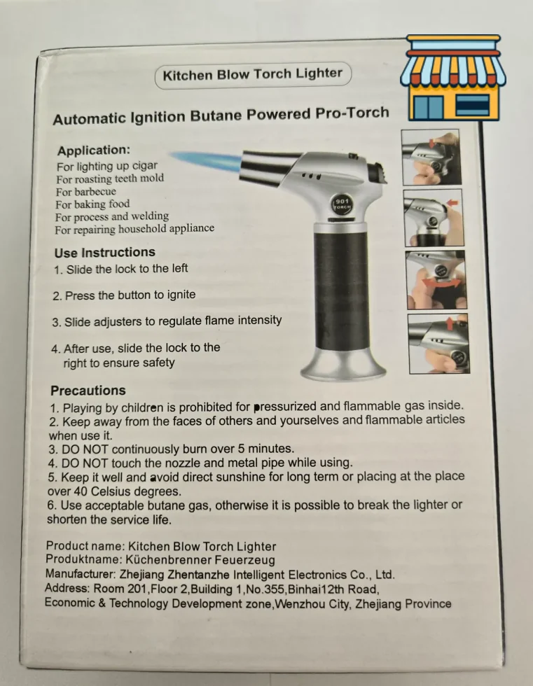 Kitchen blow torch lighter thumbnail 2