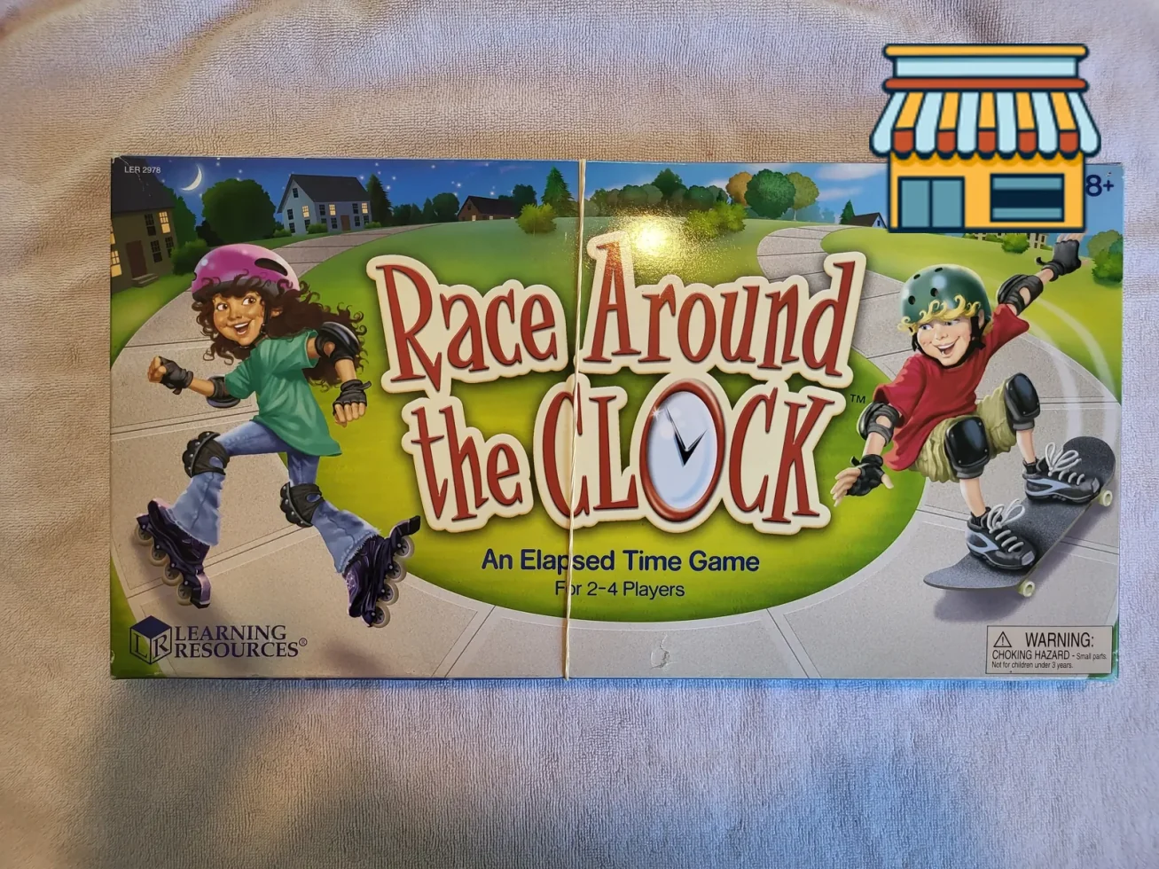 Race around the clock board game • Condition: Fair • Location: Hollywood, FL • Price: Free