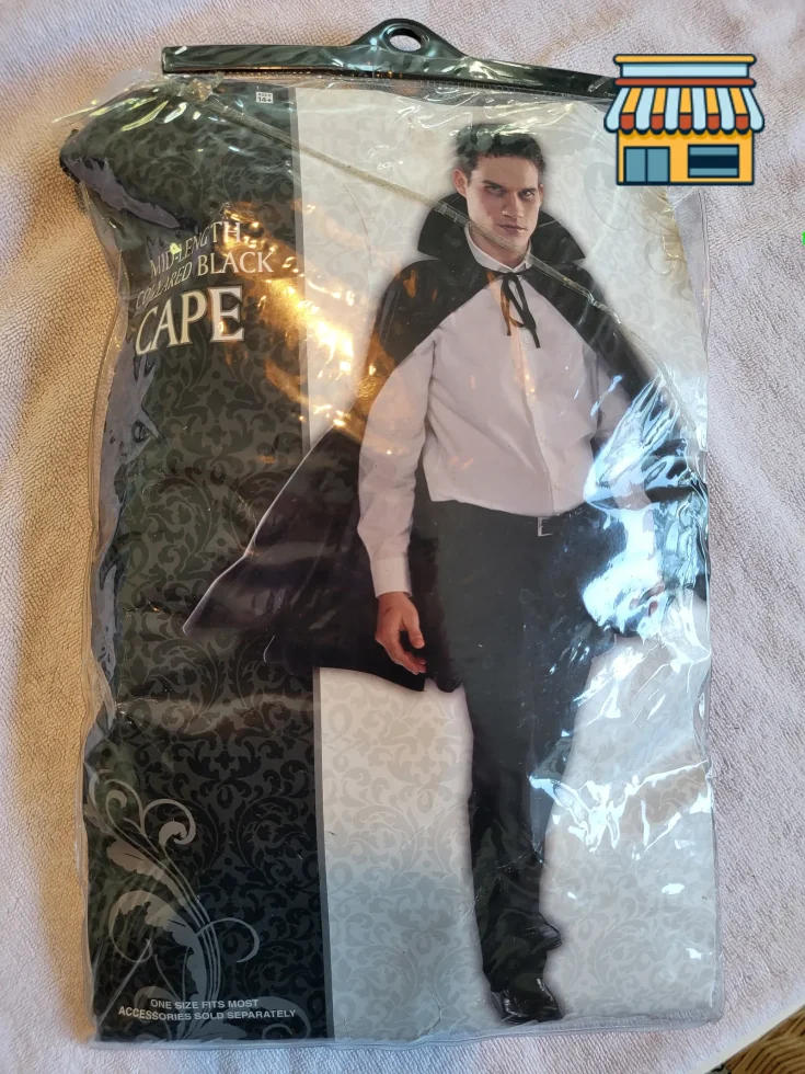 Black cape costume • Condition: Like new • Location: Hollywood, FL • Price: Free