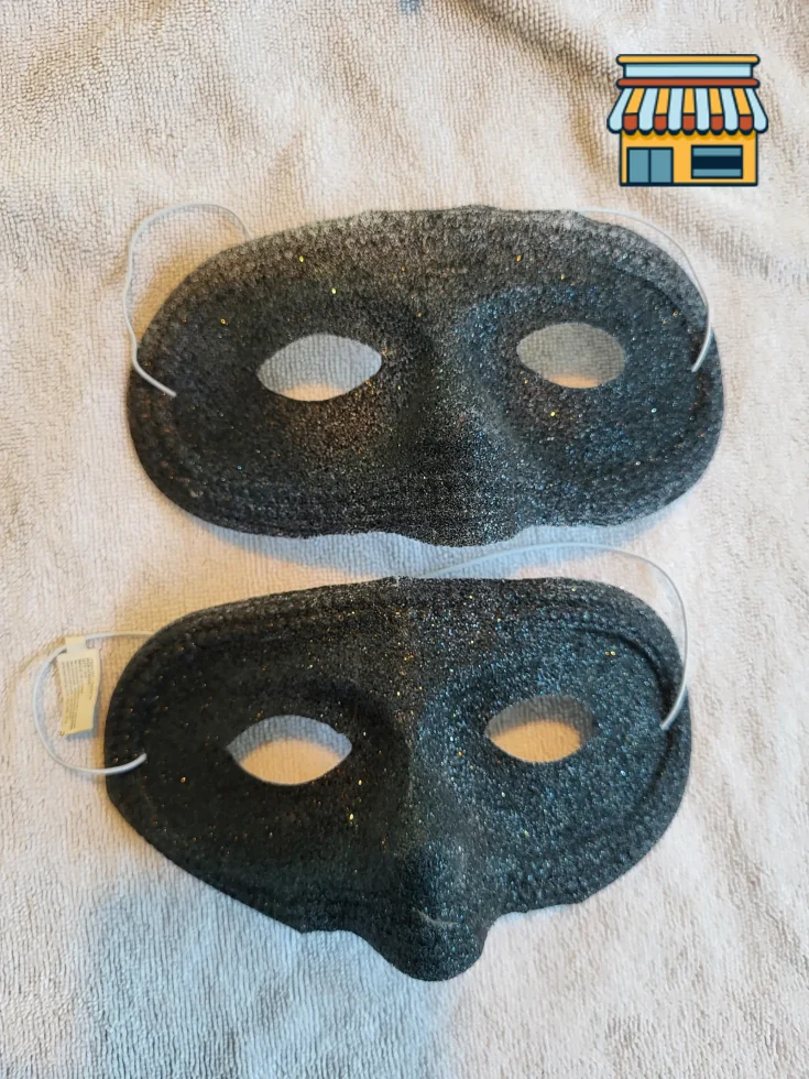 Black eye masks • Condition: Like new • Location: Davie, FL • Price: Free