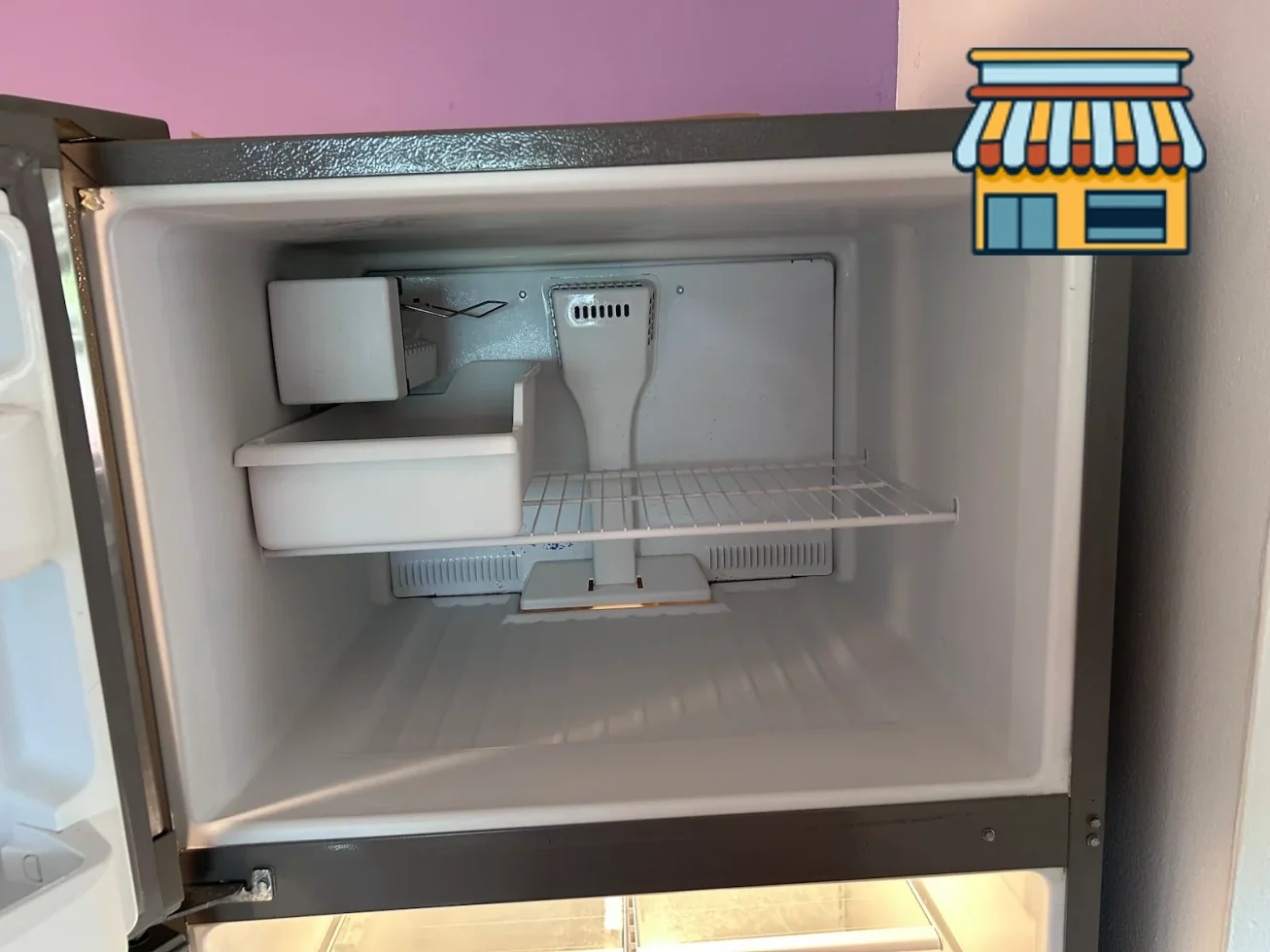 SS MAYTAG TOP FREEZER REFRIGERATOR W/ ICE MAKER thumbnail 3