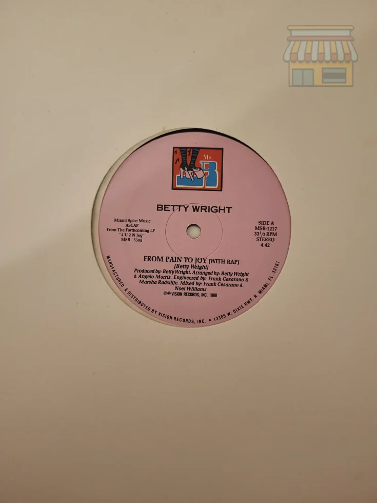 Betty Wright – From Pain to Joy 12" Vinyl thumbnail 2