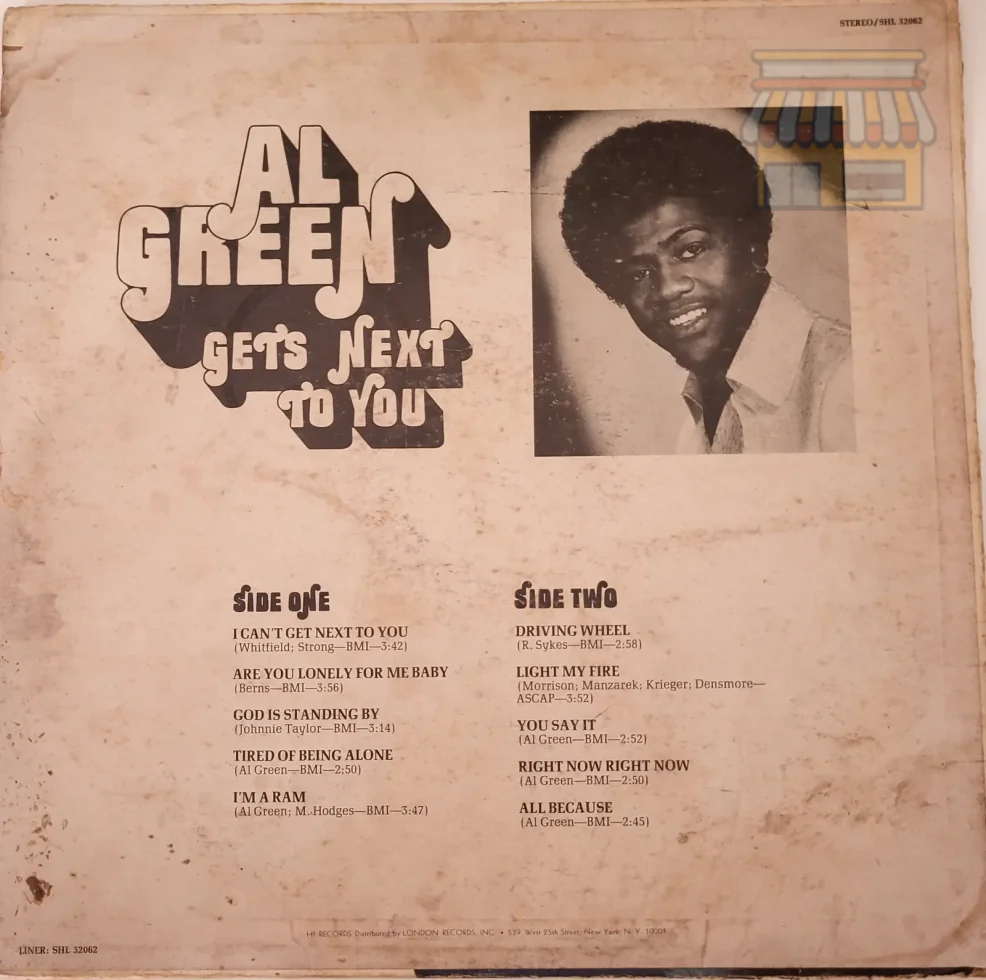 Al Green - Gets Next to You LP Soul Classic thumbnail 2