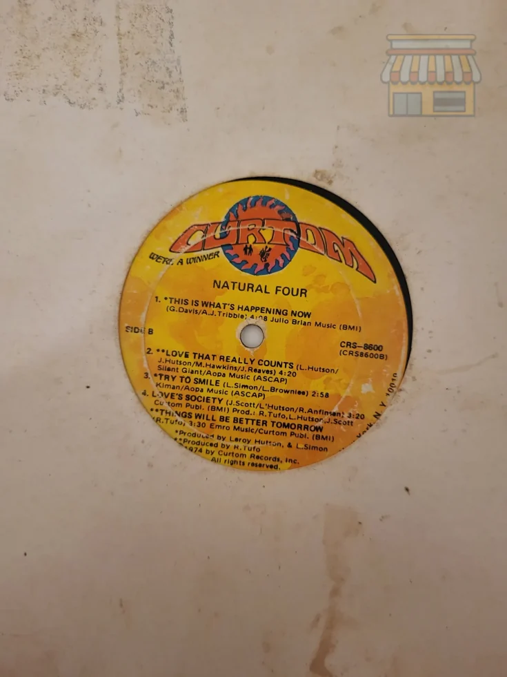 Natural Four - Self-Titled 1974 Classic Soul LP thumbnail 2