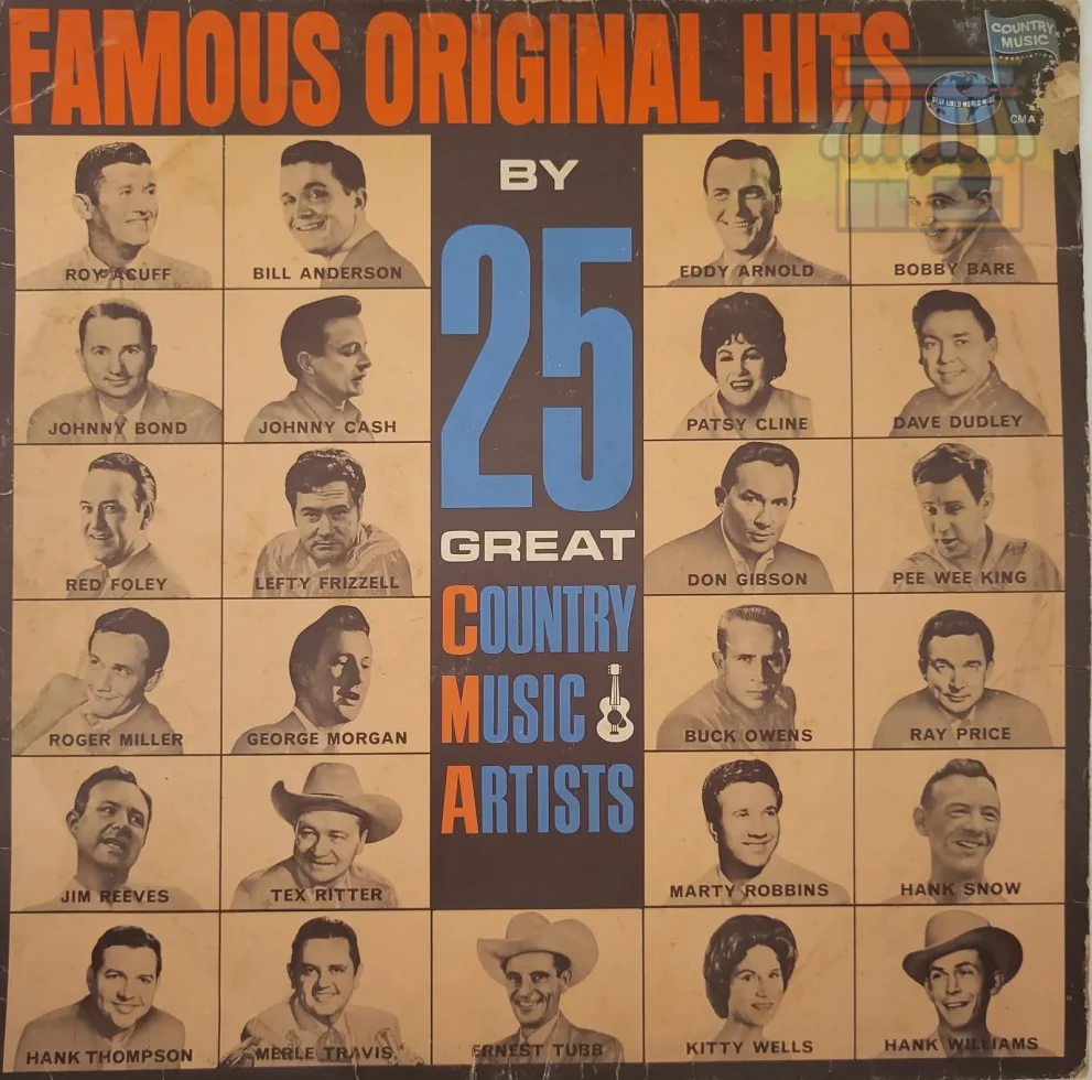 25 Great Country Music Artists - Famous Hits LP • Condition: Good • Location: Davie, FL • Price: 1