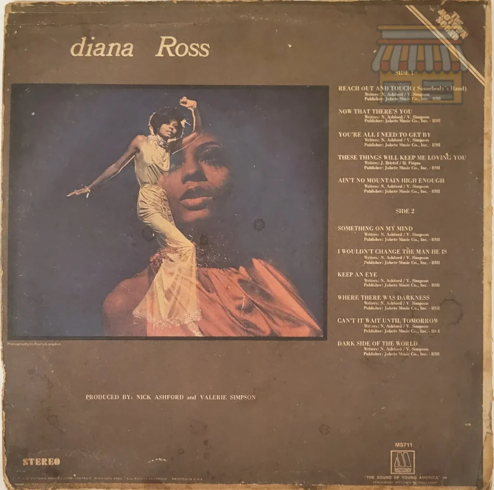 Diana Ross Self-Titled LP Classic Soul thumbnail 2