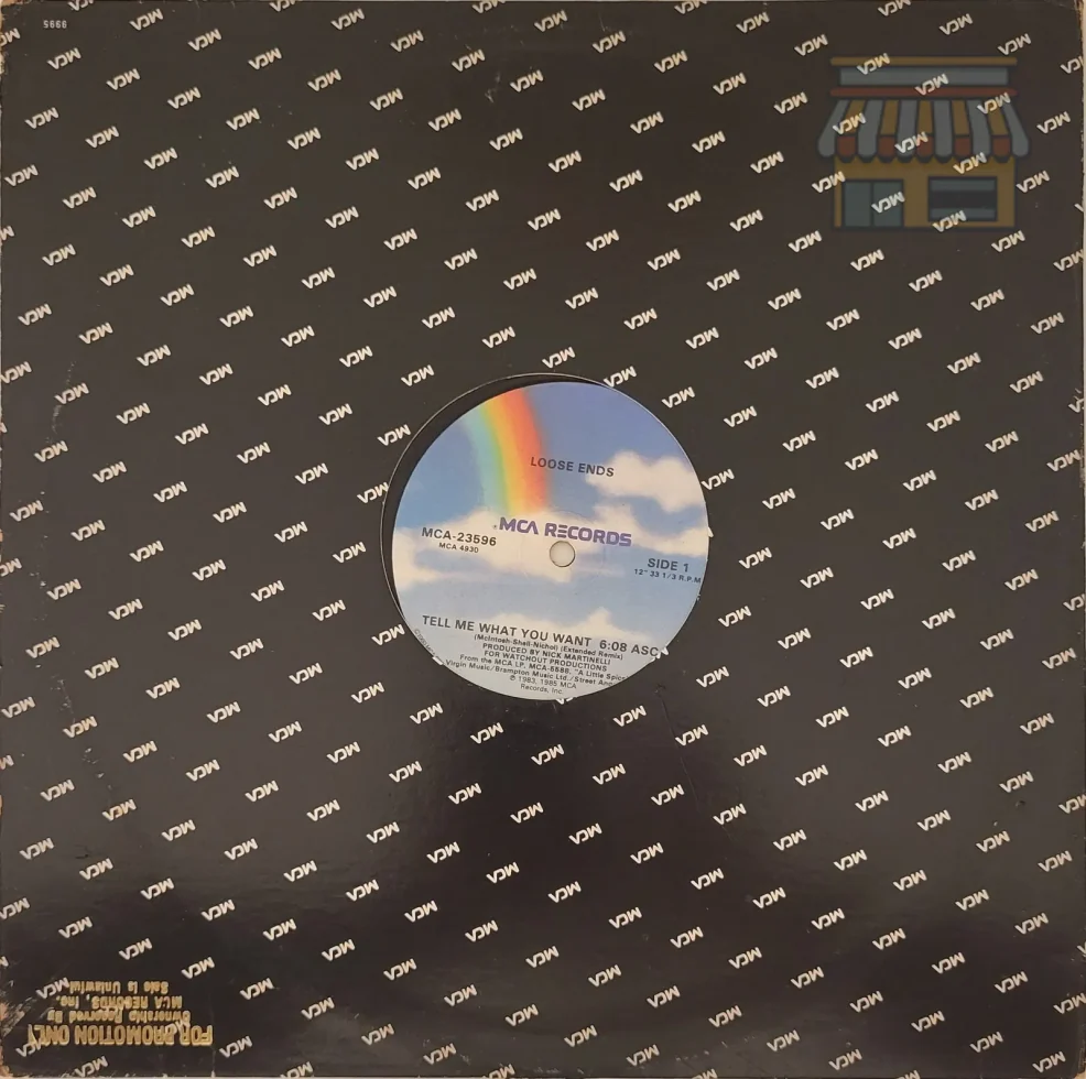Loose Ends - Tell Me What You Want 12" Single • Condition: Excellent • Location: Davie, FL • Price: 1