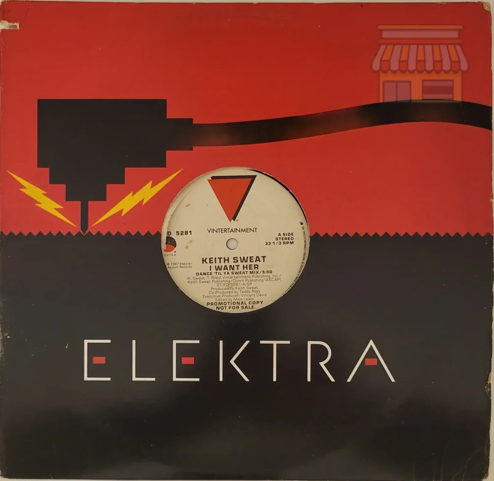 Keith Sweat - I Want Her 12" Vinyl Single • Condition: Good • Location: Davie, FL • Price: 1