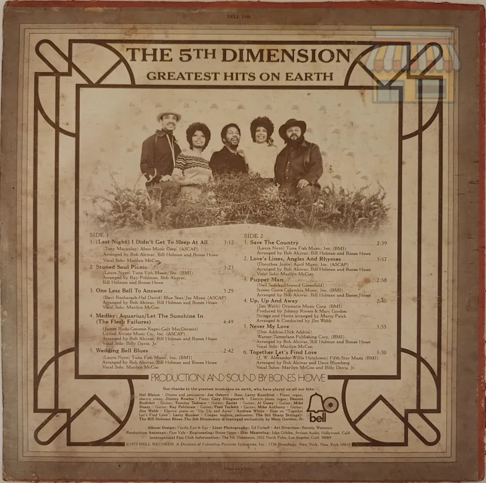 The 5th Dimension - Greatest Hits on Earth thumbnail 2