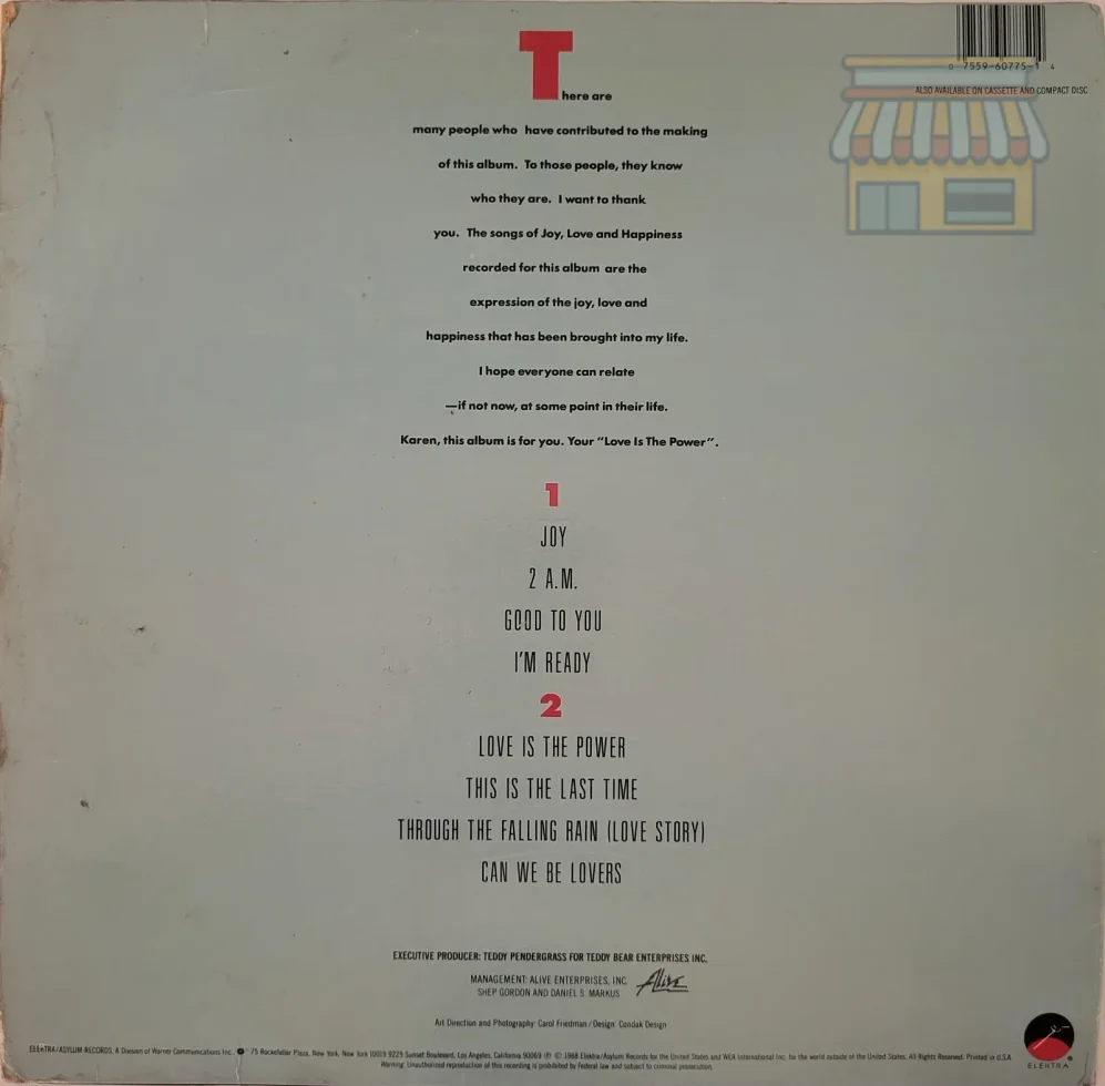 Teddy Pendergrass - Joy (1993) thumbnail 2