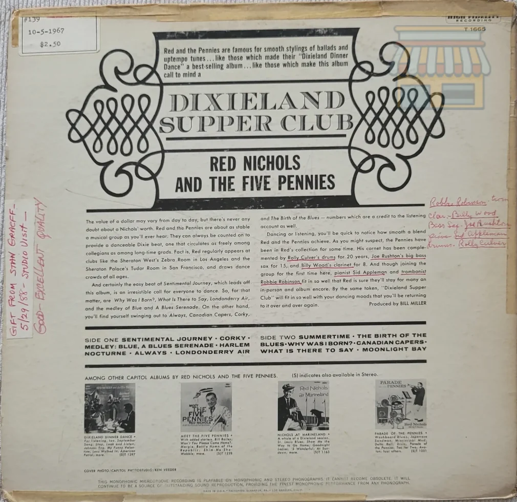 Red Nichols And The Five Pennies - Dixieland Sup thumbnail 2