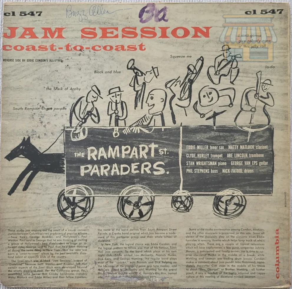 Jam Session coast-to-coast 12-inch LP thumbnail 2