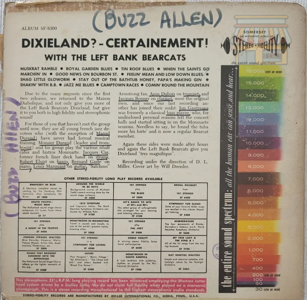 Dixieland? Certainement! by Left Bank Bearcats thumbnail 2