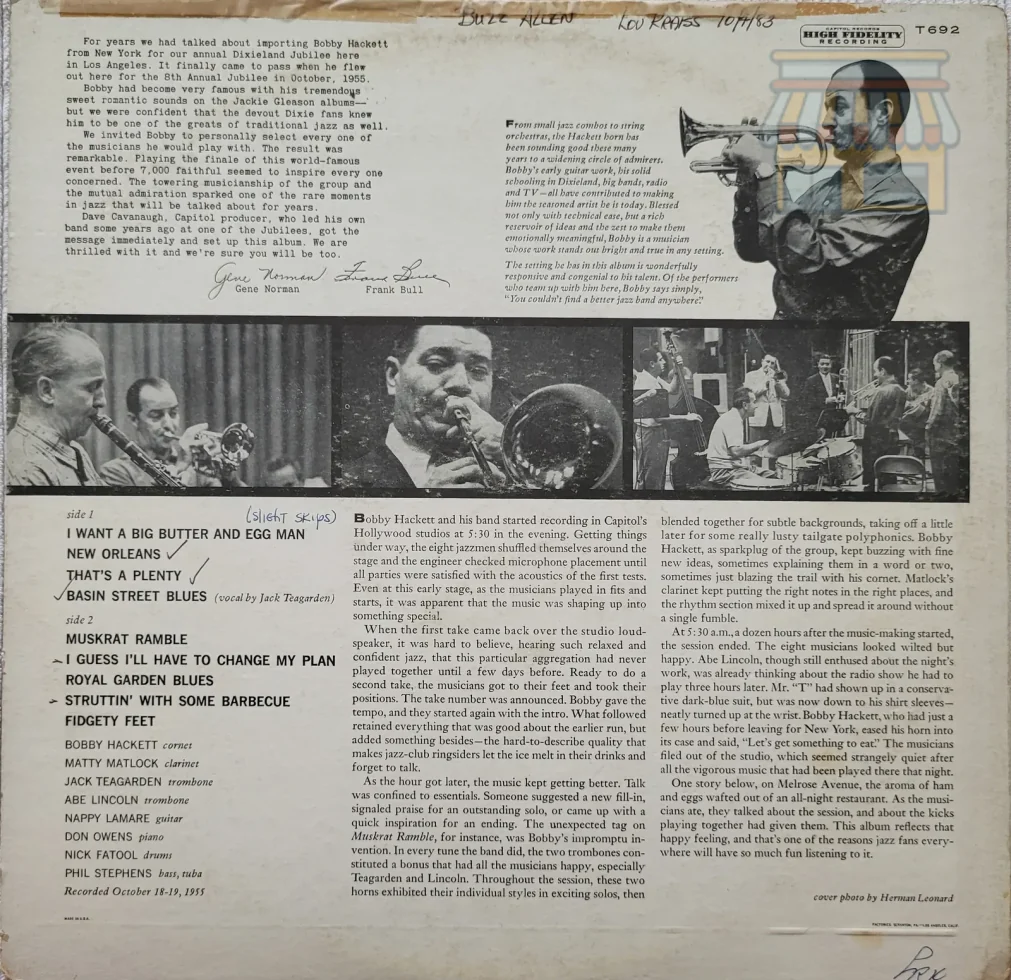 Coast Concert by Bobby Hackett and his band thumbnail 2