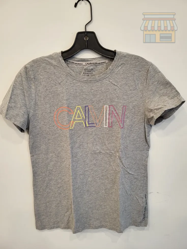 Calvin Klein Gray Cotton Blend T-Shirt • Condition: Excellent • Location: Davie, FL • Price: Free
