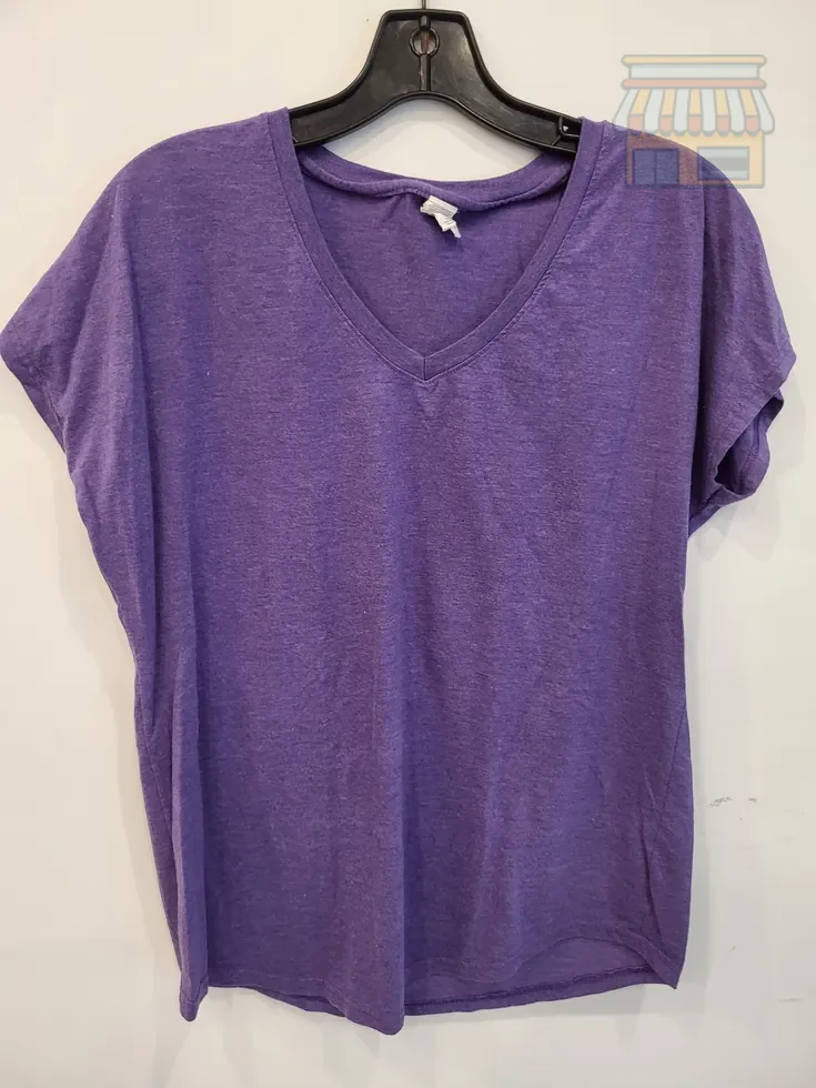 Purple V-neck Short Sleeve T-Shirt • Condition: Excellent • Location: Davie, FL • Price: Free