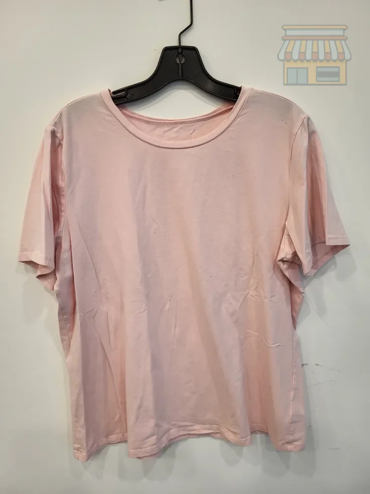 Light Pink Cotton Short Sleeve T-Shirt • Condition: Excellent • Location: Davie, FL • Price: Free