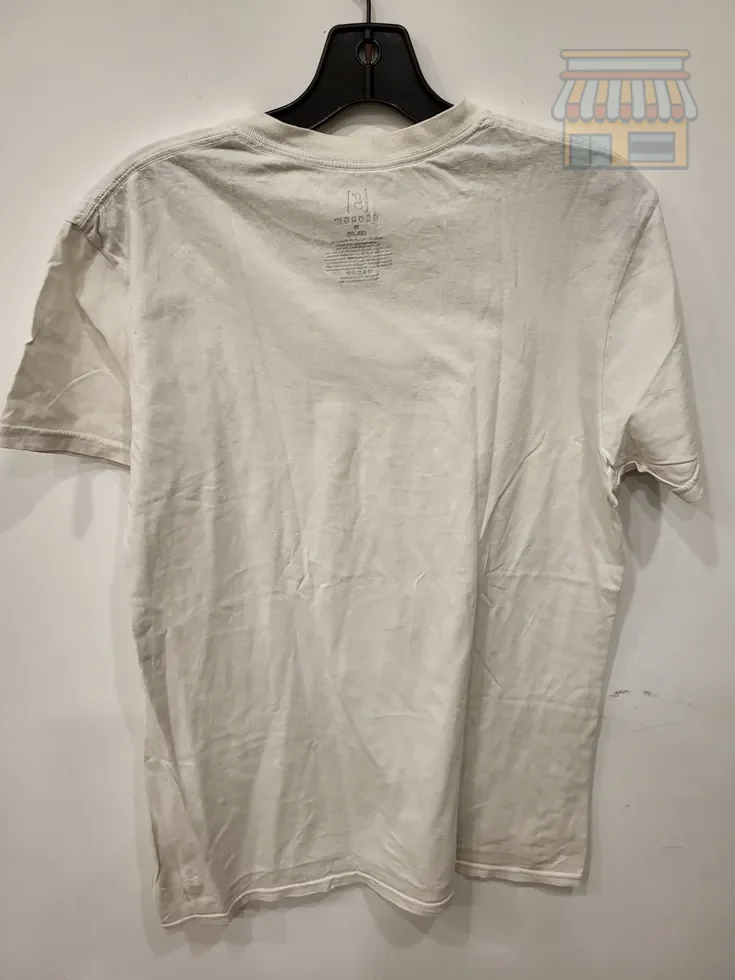 White Cotton Short Sleeve T-Shirt thumbnail 2