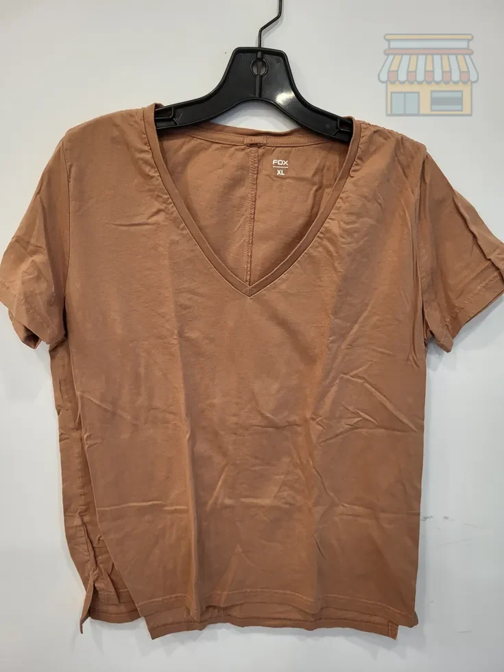 Women's Mustard V-Neck T-Shirt XL • Condition: Excellent • Location: Davie, FL • Price: Free