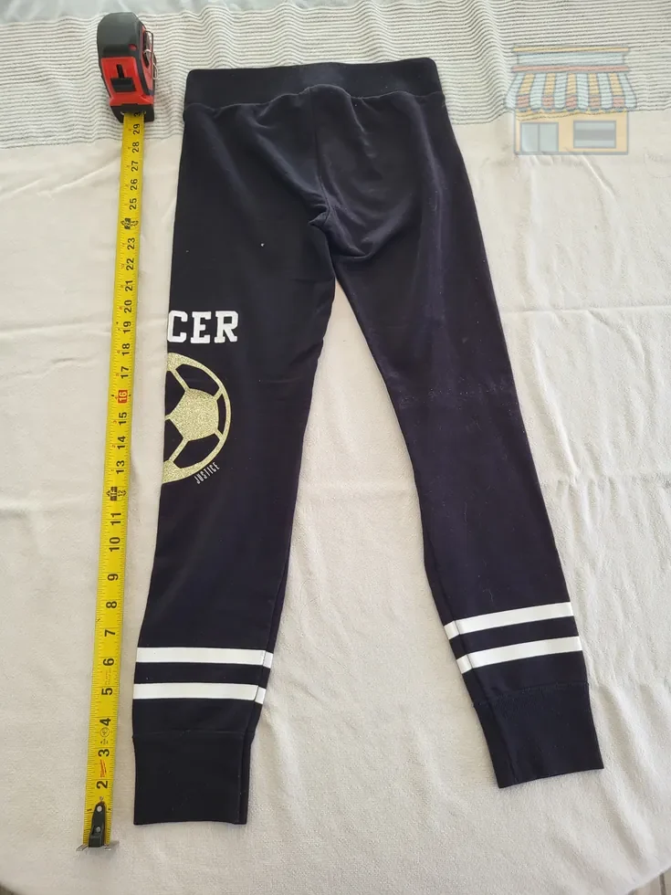 Girls' Black Soccer Leggings thumbnail 2