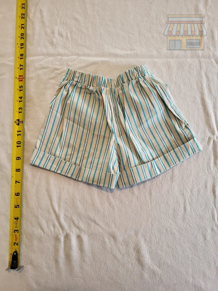 Girls' Striped Cotton Shorts • Condition: Excellent • Location: Davie, FL • Price: Free