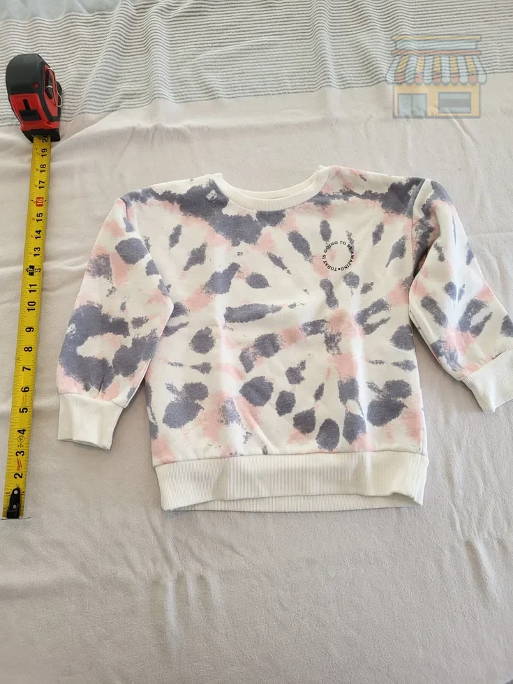 Girls' Tie-Dye Crewneck Sweatshirt • Condition: Excellent • Location: Davie, FL • Price: Free