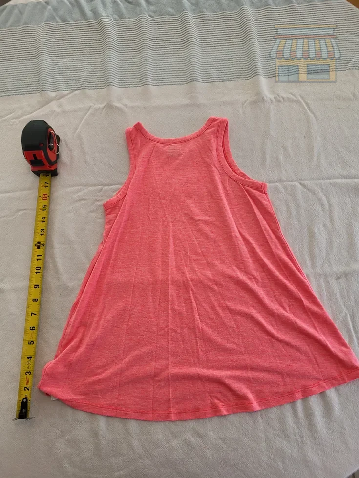 Girls' Coral Sleeveless Tank Top thumbnail 2