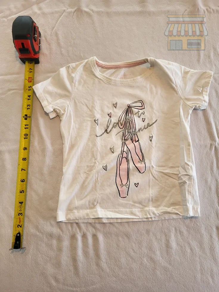 Girls' Ballet Slippers Graphic T-Shirt • Condition: Excellent • Location: Davie, FL • Price: Free