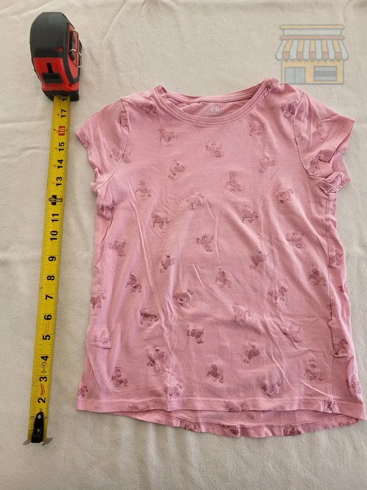Girls Pink Short Sleeve Top • Condition: Excellent • Location: Davie, FL • Price: Free