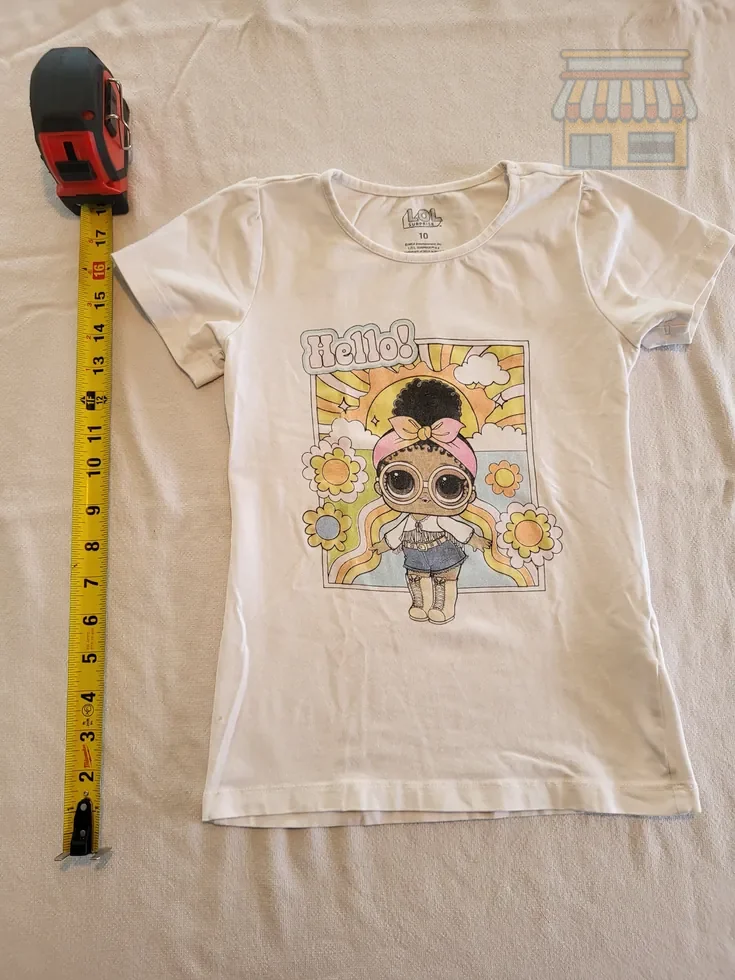 Girls' White LOL Surprise T-Shirt • Condition: Excellent • Location: Davie, FL • Price: Free