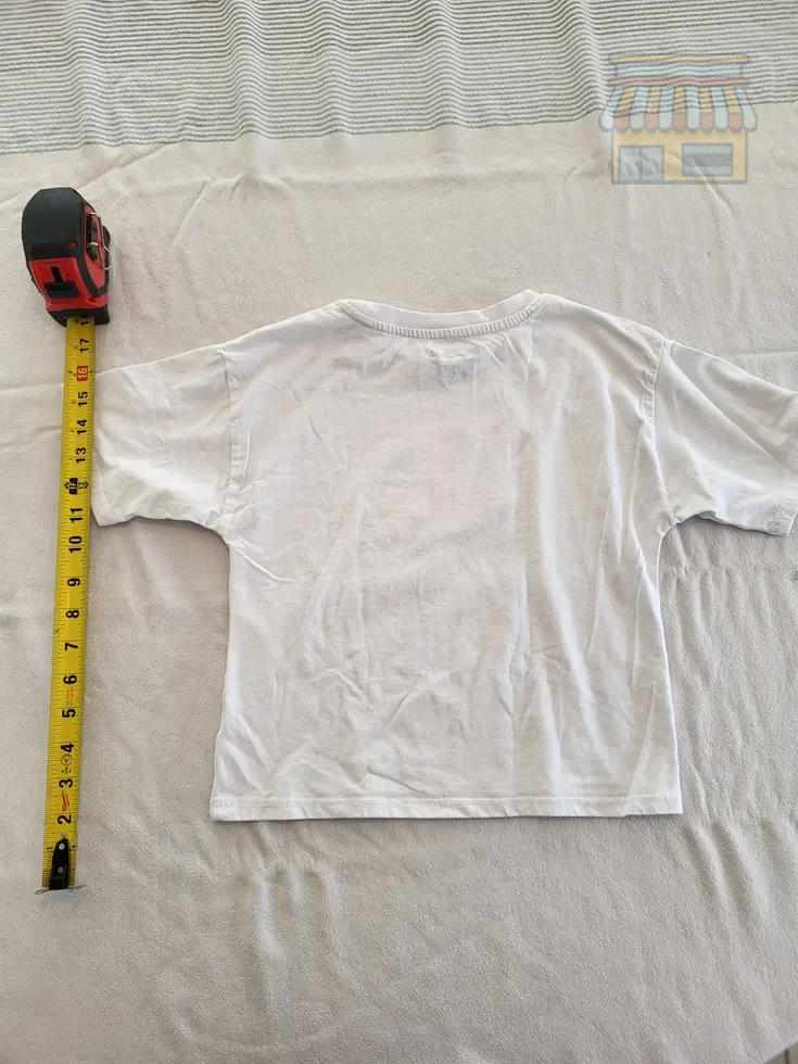 Girls' White Champion T-Shirt thumbnail 2