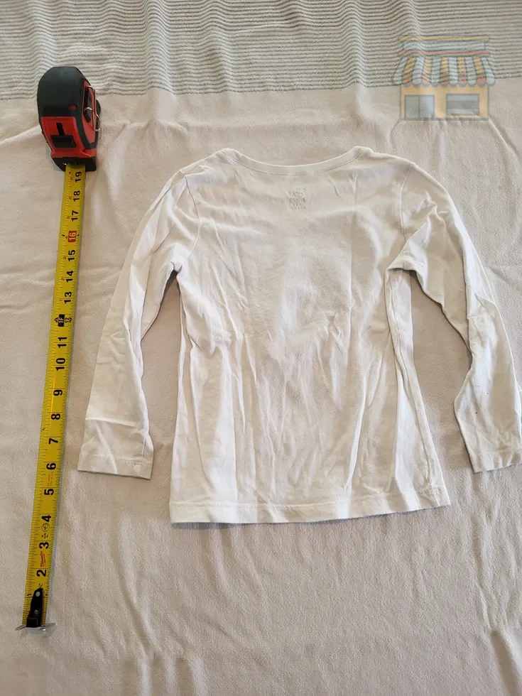 Girls' White Long Sleeve 'I Love My Dad' Shirt thumbnail 2