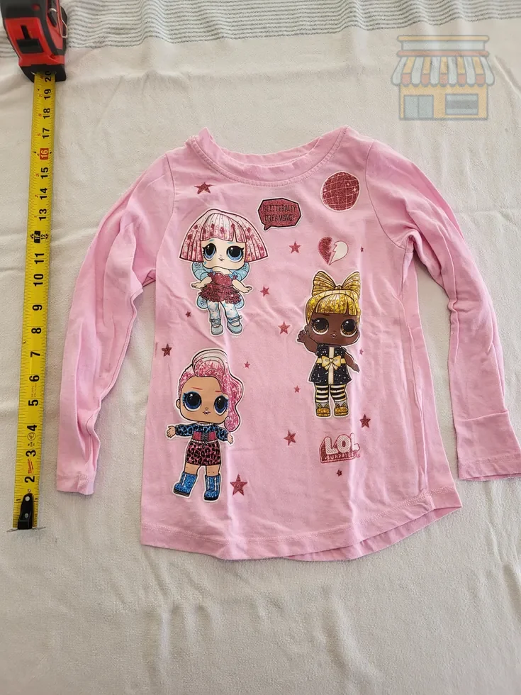 Girls' LOL Surprise Pink Long Sleeve Shirt • Condition: Excellent • Location: Davie, FL • Price: Free
