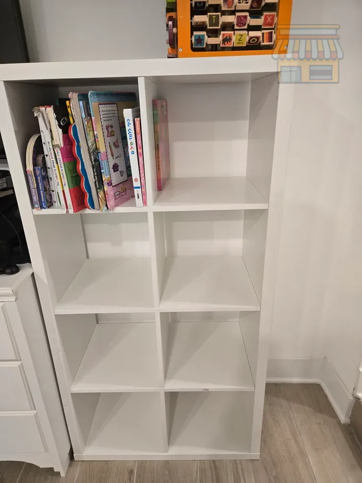 White 8-Cube Storage Shelving Unit • Location: Fort Lauderdale, FL • Price: 30
